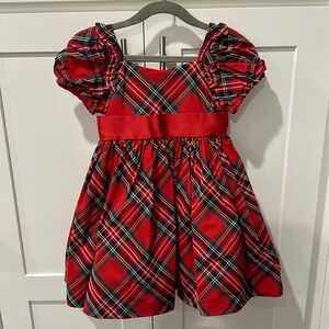 Janie & Jack Tartan Holiday/Christmas Dress